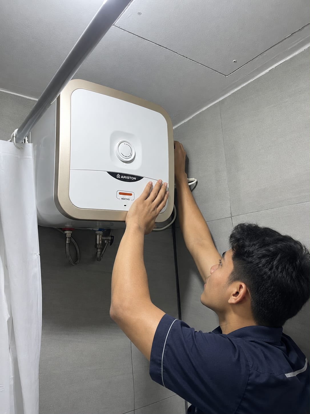 Uji keamanan ELCB water heater Ariston